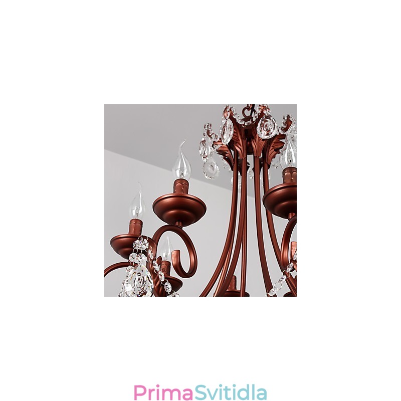 Lustr s 8 světly Moderní Současný Tradiční Lodge Vintage Retro Country Malba Funkce pro křišťálový kov