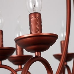 Lustr s 8 světly Moderní Současný Tradiční Lodge Vintage Retro Country Malba Funkce pro křišťálový kov