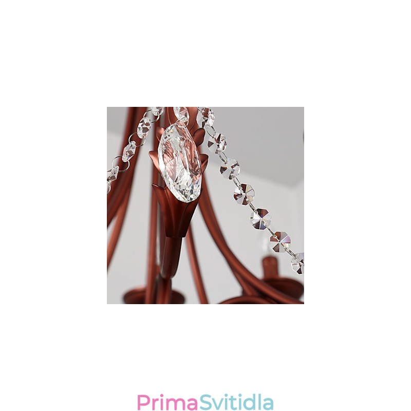 Lustr s 8 světly Moderní Současný Tradiční Lodge Vintage Retro Country Malba Funkce pro křišťálový kov