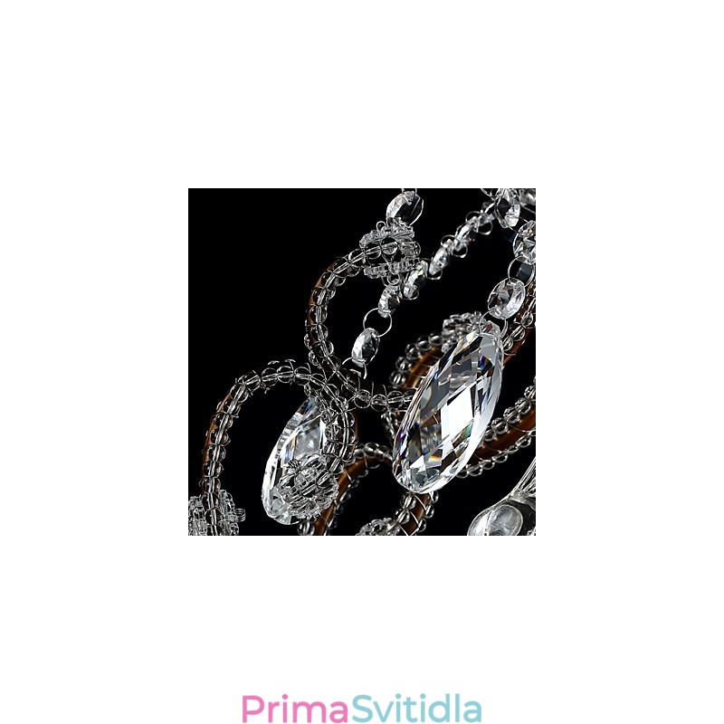 Moderní design lustru Vintage lustr Loft Crystal Light Fixture Luster závěsná lampa