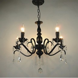 Novinka Osvětlení Evropský styl Kovaná lampa Originalita Individualita Dekorace Svíčka Lampa Lustr