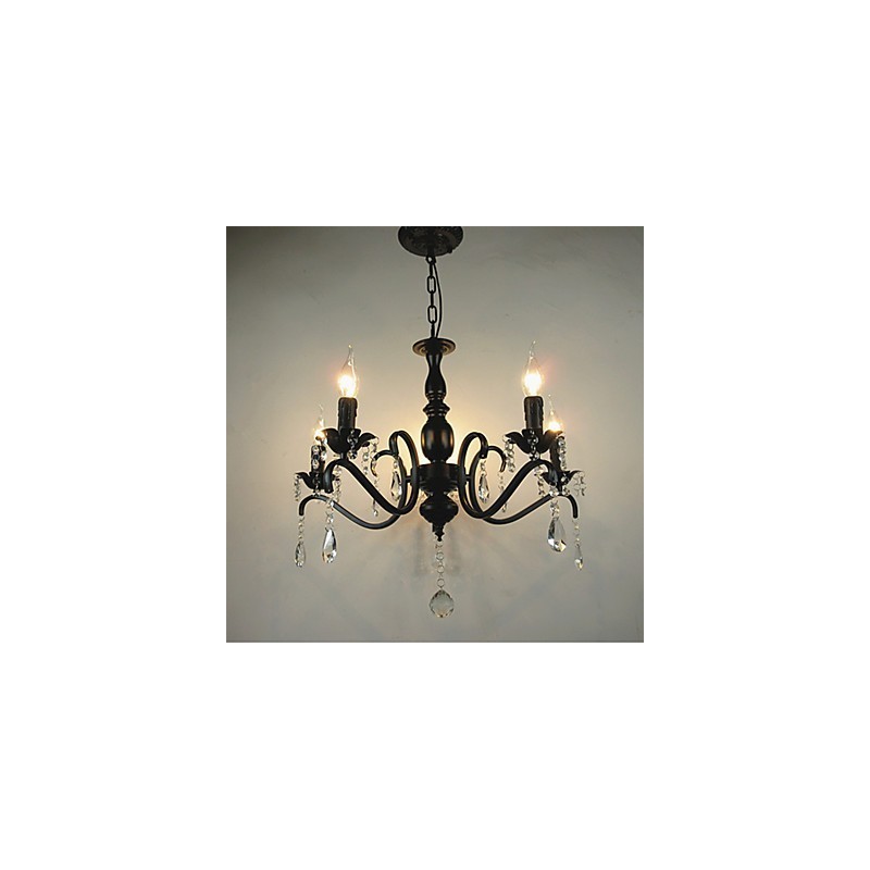Novinka Osvětlení Evropský styl Kovaná lampa Originalita Individualita Dekorace Svíčka Lampa Lustr