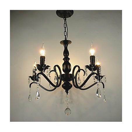 Novinka Osvětlení Evropský styl Kovaná lampa Originalita Individualita Dekorace Svíčka Lampa Lustr Novinka Osvětlení Evropský styl Kovaná lampa Originalita Individualita Dekorace Svíčka Lampa Lustr