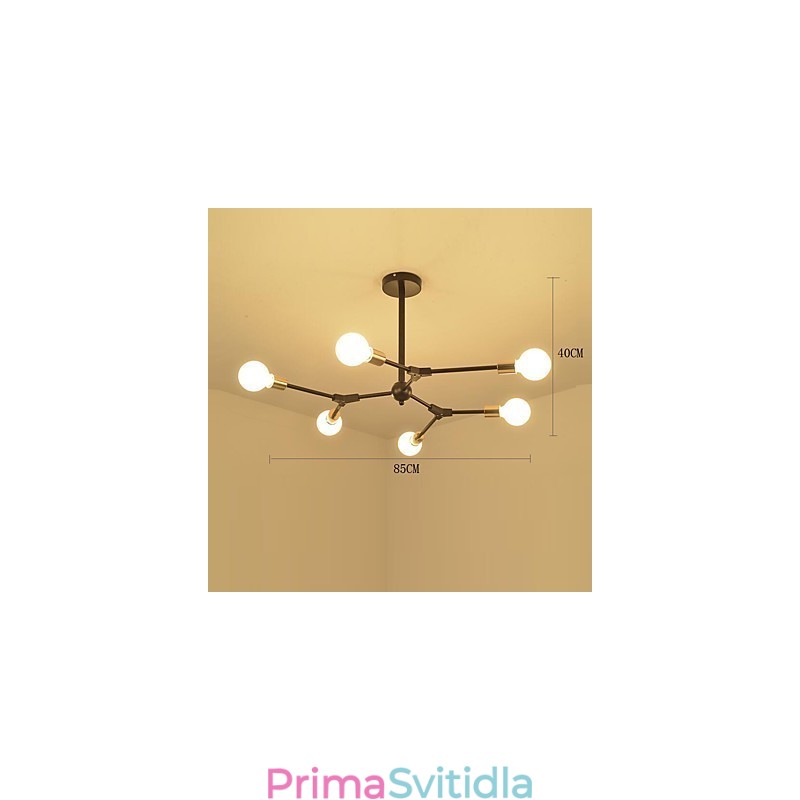 Závěsné svítidlo Tradiční klasická malba na bambusové dřevo v mini stylu