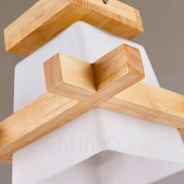 1 lehká moderní zapuštěná stropní svítidla v severském stylu se skleněným stínidlem