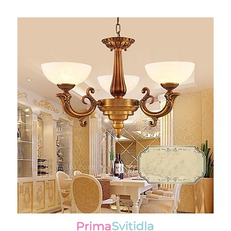 Mramorová lampa v čínském stylu Chandelier Full Copper lampa Chandelier Mramorová lampa v čínském stylu Chandelier Full Copper lampa Chandelier