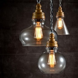 3 Lehké Závěsné svítidlo na kovový lustr v moderním současném mini stylu
