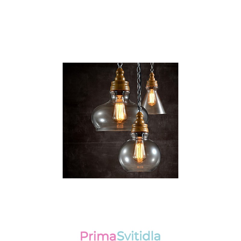 3 Lehké Závěsné svítidlo na kovový lustr v moderním současném mini stylu