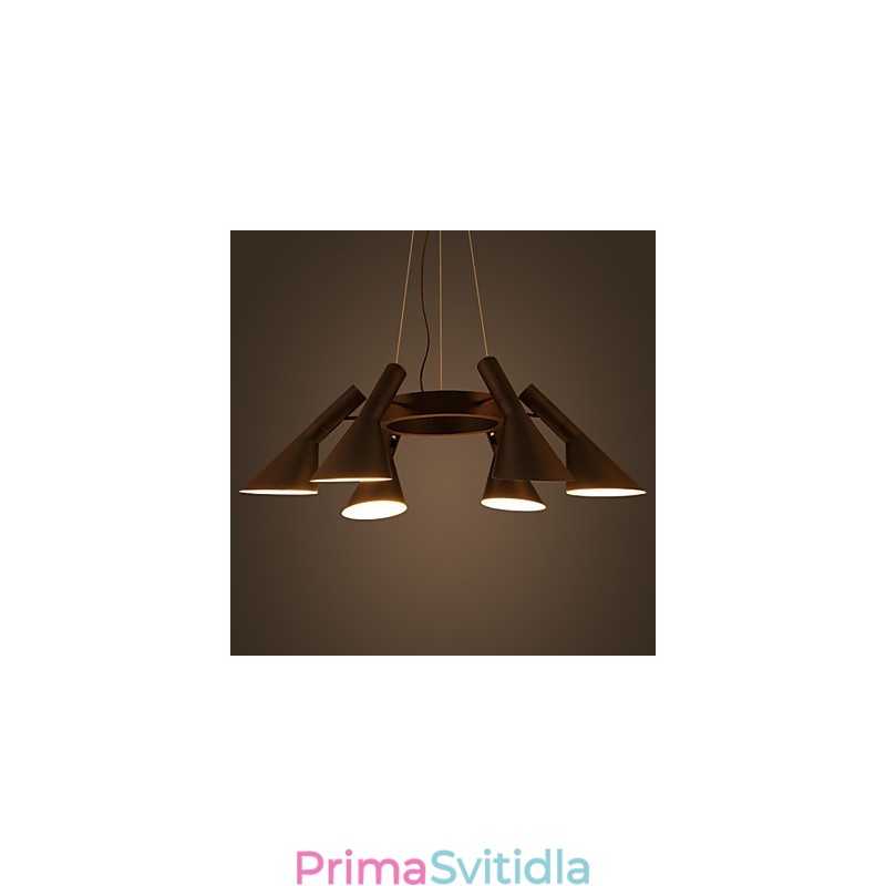 Lustr moderní bydlení 6 světel