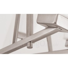 6 světel Chromové závěsné svítidlo Vnitřní moderní lustr Domácí závěsná svítidla Svítidla se skleněnými stínidly