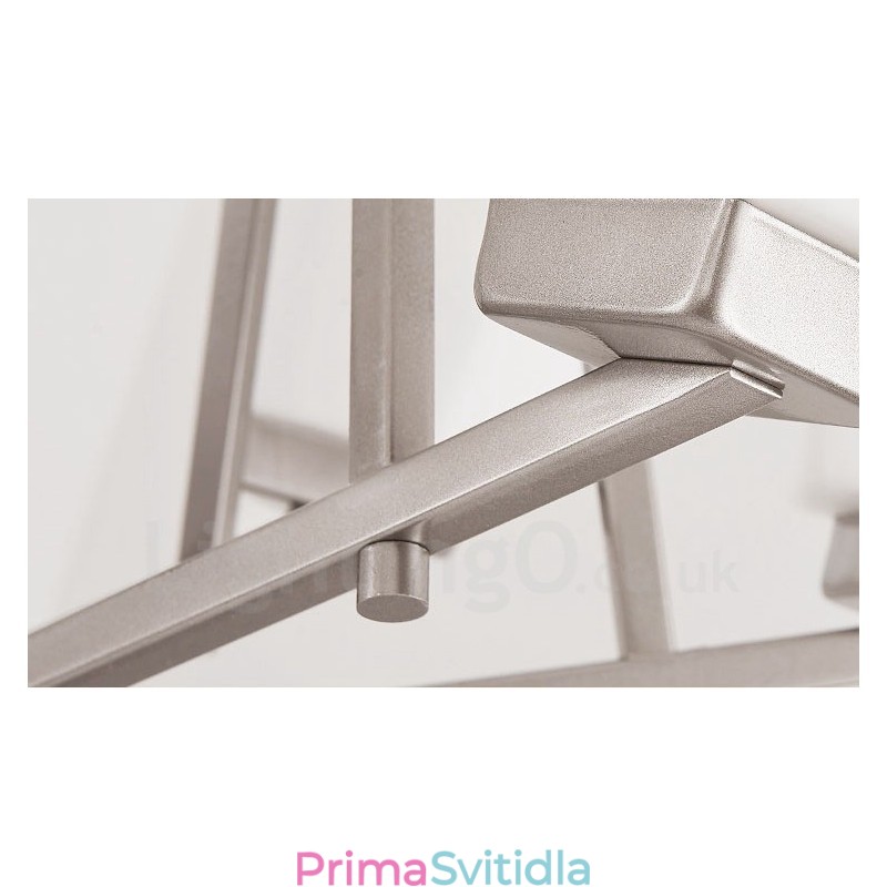 6 světel Chromové závěsné svítidlo Vnitřní moderní lustr Domácí závěsná svítidla Svítidla se skleněnými stínidly