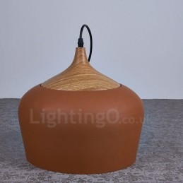 1 Lehká moderní současná závěsná lampa s bílým červeným modrým odstínem