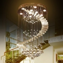9 světel Moderní K9 Crystal stropní závěsné světlo Vnitřní lustr Osvětlovací lampy