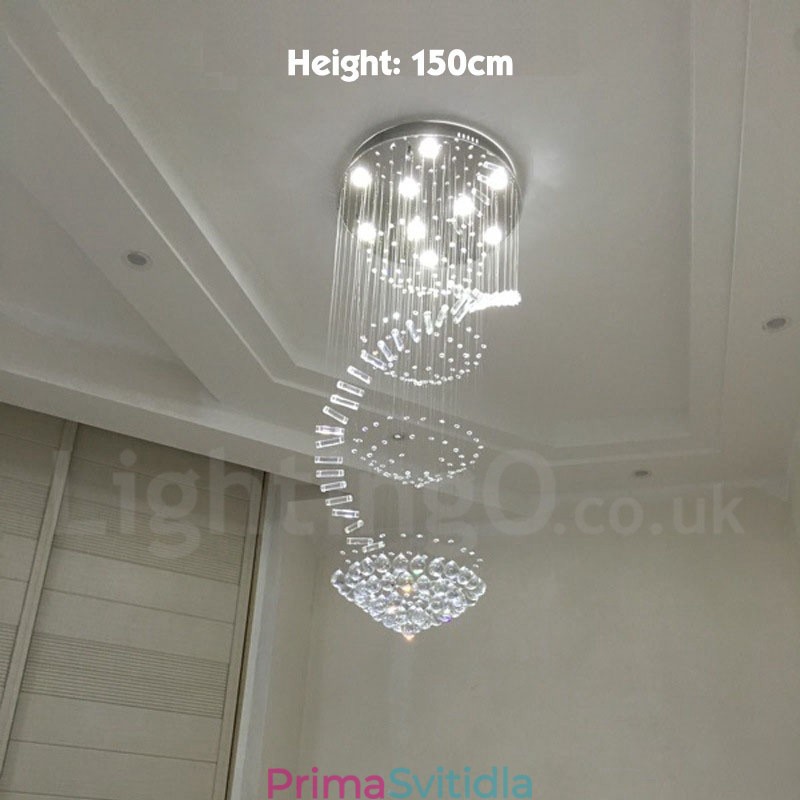 9 světel Moderní K9 Crystal stropní závěsné světlo Vnitřní lustr Osvětlovací lampy