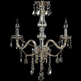 3 světla Luxusní křišťálový lustr Cognac Color K9 Crystal Lustr