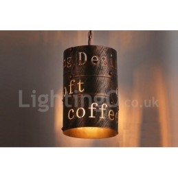 1 Light Retro Vintage Pendant Light Cafe House Závěsná lampa