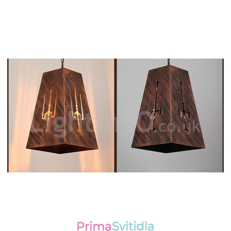1 Light Retro Vintage Pendant Light Cafe House Závěsná lampa