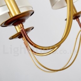 12 Lehký rustikální lustr ve středomořském stylu Moderní současný lustr ve stylu svíčky