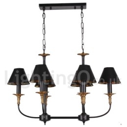 6 Light Retro Contemporary Candle Style Luster