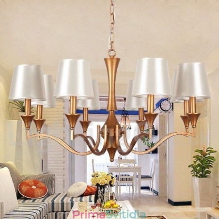 8 Lustr ve stylu světelné svíčky 8 Lustr ve stylu světelné svíčky