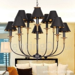 Lustr ve stylu Retro Contemporary Candle Style