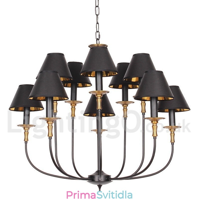Lustr ve stylu Retro Contemporary Candle Style