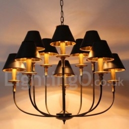 Lustr ve stylu Retro Contemporary Candle Style
