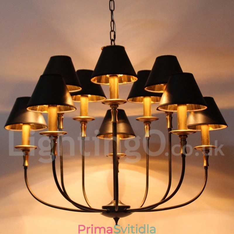 Lustr ve stylu Retro Contemporary Candle Style