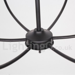 Lustr ve stylu Retro Contemporary Candle Style