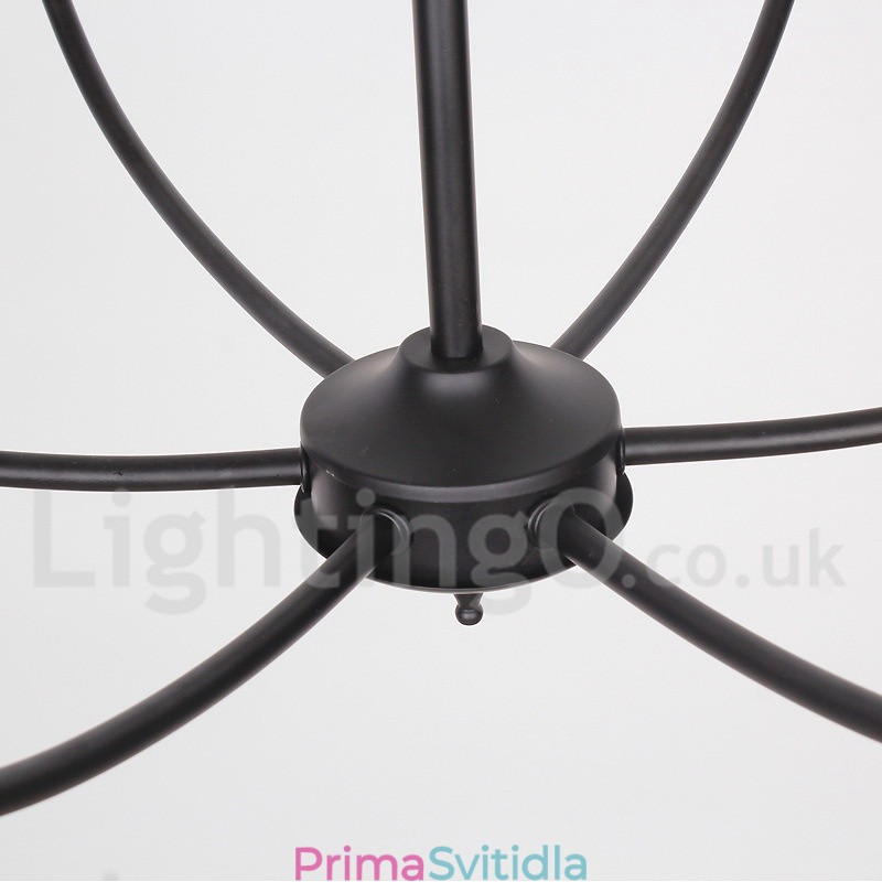 Lustr ve stylu Retro Contemporary Candle Style