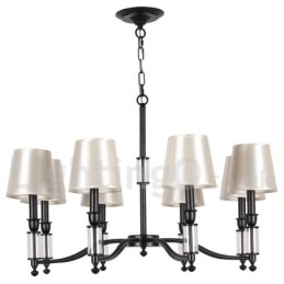 8 Světle černý lustr ve stylu Retro Contemporary Candle Style