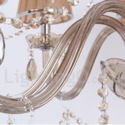 3 Light K9 Crystal Candle Style Lustr