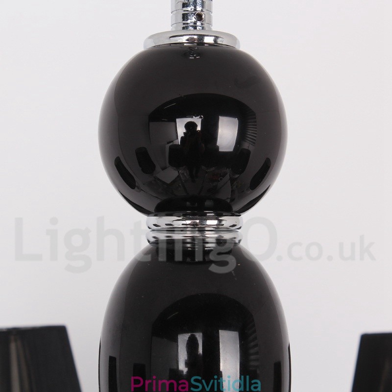 8 Light White Contemporary K9 Crystal Candle Style Lustr