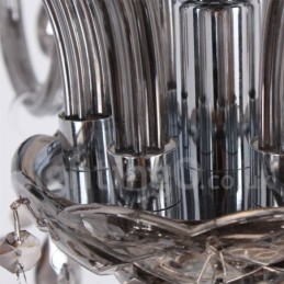 6 Light K9 Crystal Candle Style Lustr