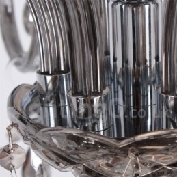 8 Light K9 Crystal Candle Style Lustr