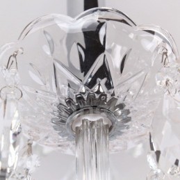8 Light Contemporary K9 Crystal Candle Style Lustr
