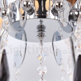 8 Light Contemporary K9 Crystal Candle Style Lustr