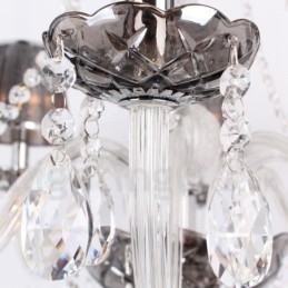 6 Light K9 Crystal Candle Style Lustr