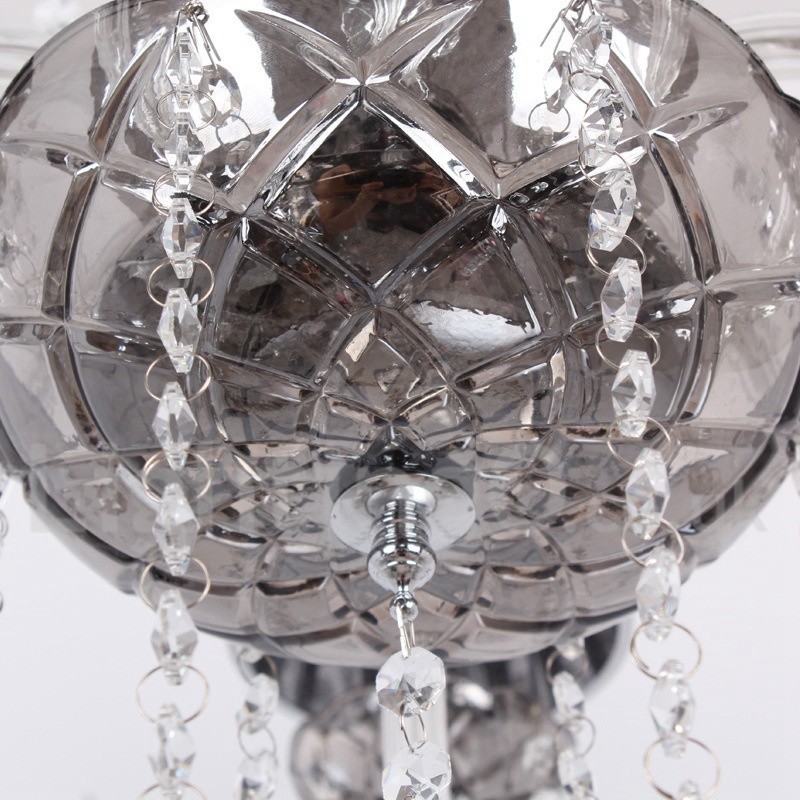 8 Light K9 Crystal Candle Style Lustr