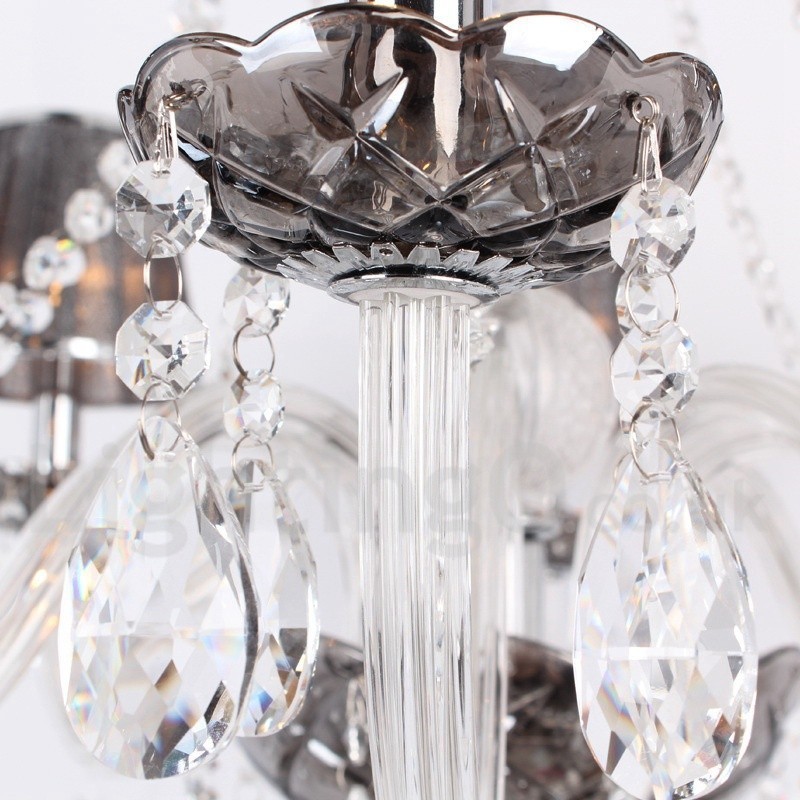8 Light K9 Crystal Candle Style Lustr