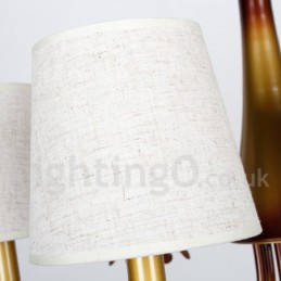 3 Lehký moderní moderní rustikální lustr ve stylu svíčky