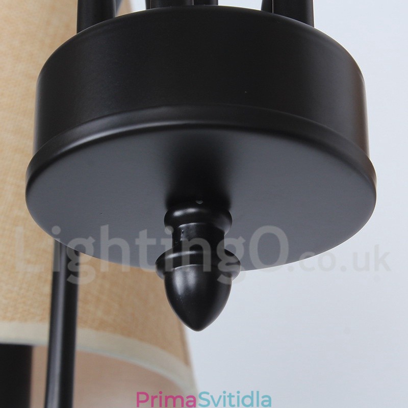5 Light Retro Contemporary Candle Style Lustr
