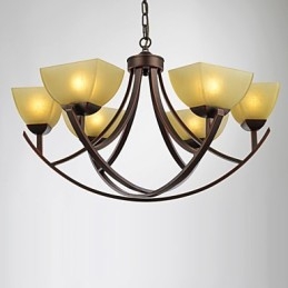 Lustr 6 Lights Tradiční klasický Vintage Metal