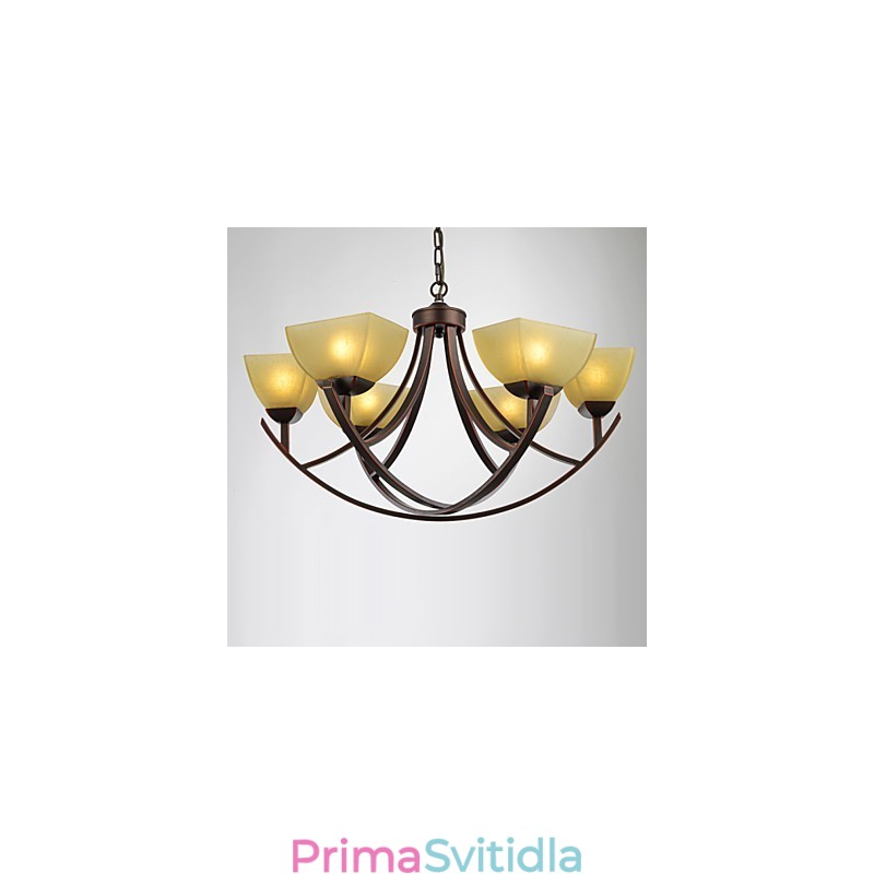 Lustr 6 Lights Tradiční klasický Vintage Metal
