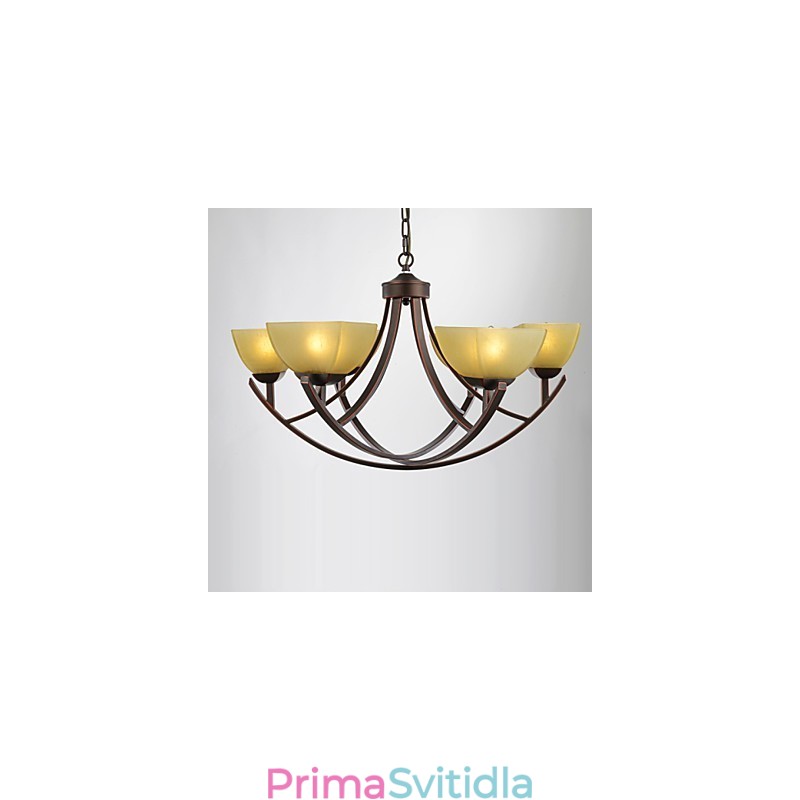 Lustr 6 Lights Tradiční klasický Vintage Metal
