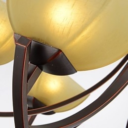 Lustr 6 Lights Tradiční klasický Vintage Metal