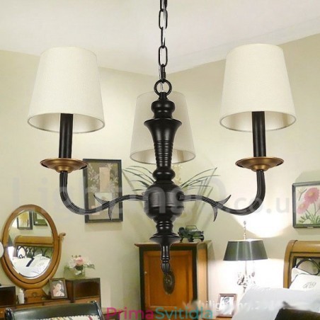 3 Light Contemporary Retro Candle Style Luster 3 Light Contemporary Retro Candle Style Luster