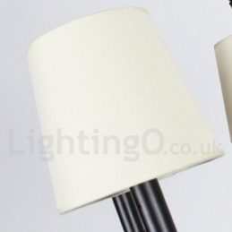 3 Light Contemporary Retro Candle Style Luster
