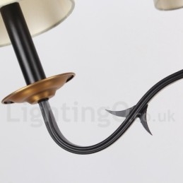 3 Light Contemporary Retro Candle Style Luster
