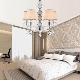 Látkový lustr 5 Lehká moderní minimalistická vysoce kvalitní lampa